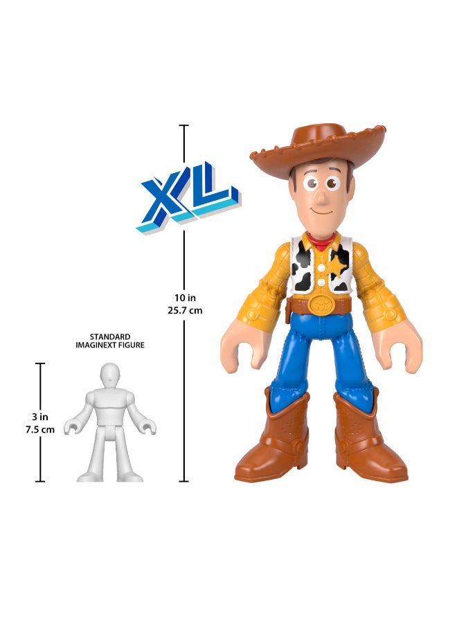 imaginext XL 9.5-inch Woody Action Figure with Articulation Wearing Signature Movie Look Inspired by Disney and Pixar Toy Story - Image 5