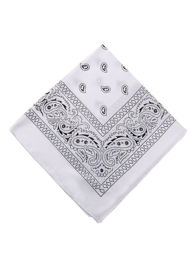 Beauenty Vintage Printed Headscarf White - Image 1
