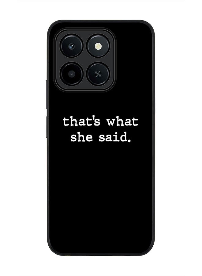 Stylizedd For Honor X6c Case,Slim fit Camera Protection, Shockproof Thin Phone cover  - That’s what she said