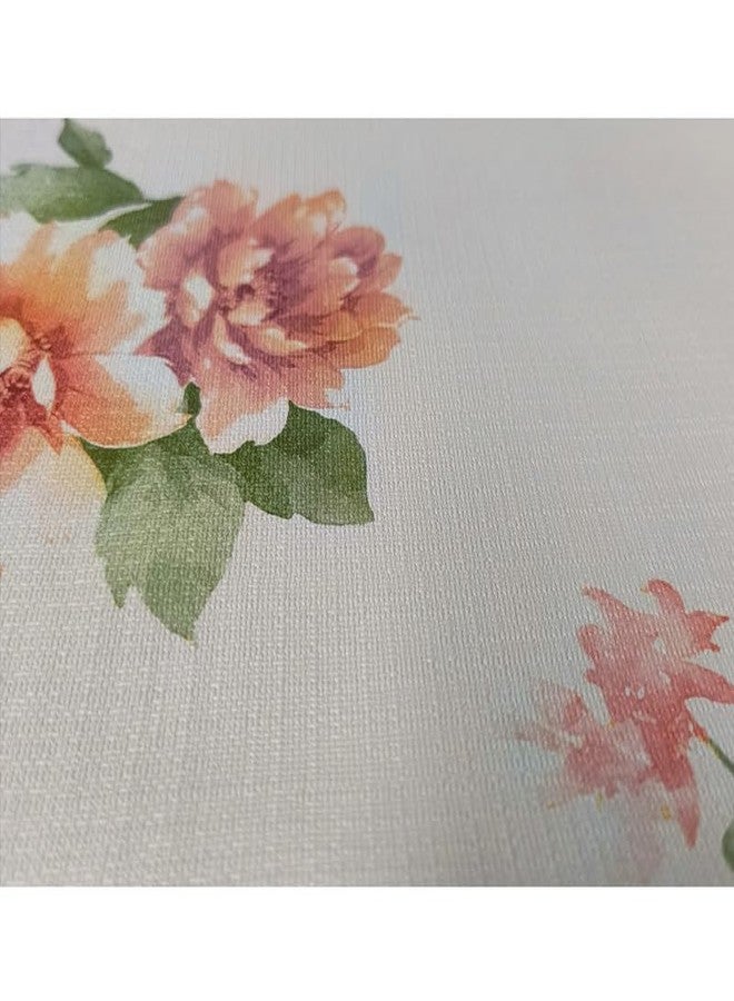 Freelance PVC Vinyl Tuscany Flannel Backing Dining Plastic Table Cover Cloth - Waterproof Protector, 8-10 Seater, Rectangle 60 X 108 inches (with White Border Edge Lace) - Product of Meiwa, Japan - Image 3