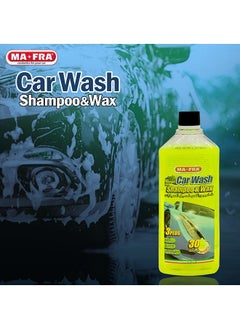 MAFRA MA.FRA Car Wash Shampoo & Wax 1000 ml  Delicate cleaning on all paints and colors Excellent foaming power  - Image 4