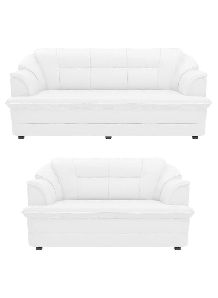 Poppins Home - Sofa Set in Lifestyle Leatherette and Polyurethane Foam Elevate Your Space with Distinctive Style - Image 1