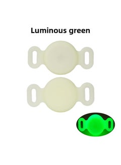 Suitable For Anti-loss Device Apple Locator Silicone Protective Case Airtag Protective Case All-inclusive Waterproof-Color:Luminous Green OPP Waterproof Cover-Applicable Model:Depth Waterproof Airtag Protective Cover L Code