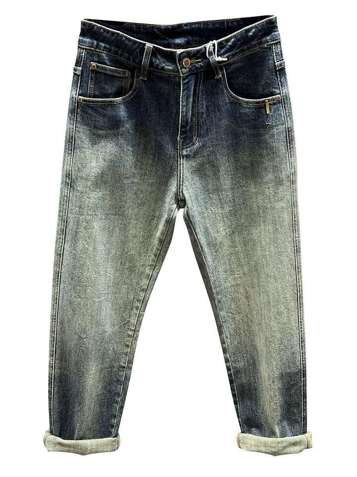 Unisex Classic Denim Jeans Loose Fit Daily Outdoor Wear - Image 4