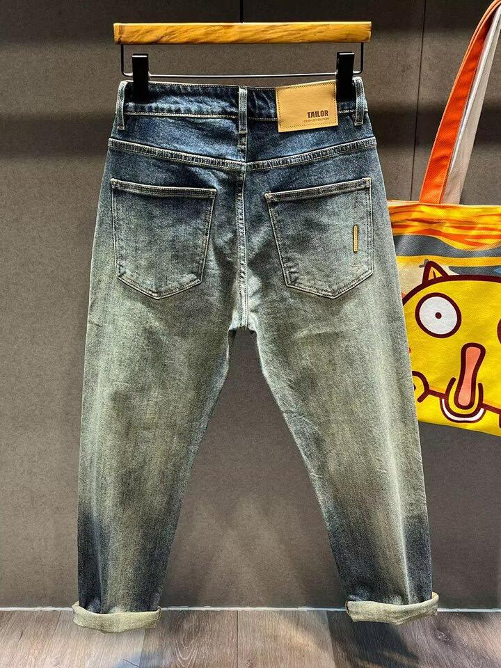 Unisex Classic Denim Jeans Loose Fit Daily Outdoor Wear - Image 1