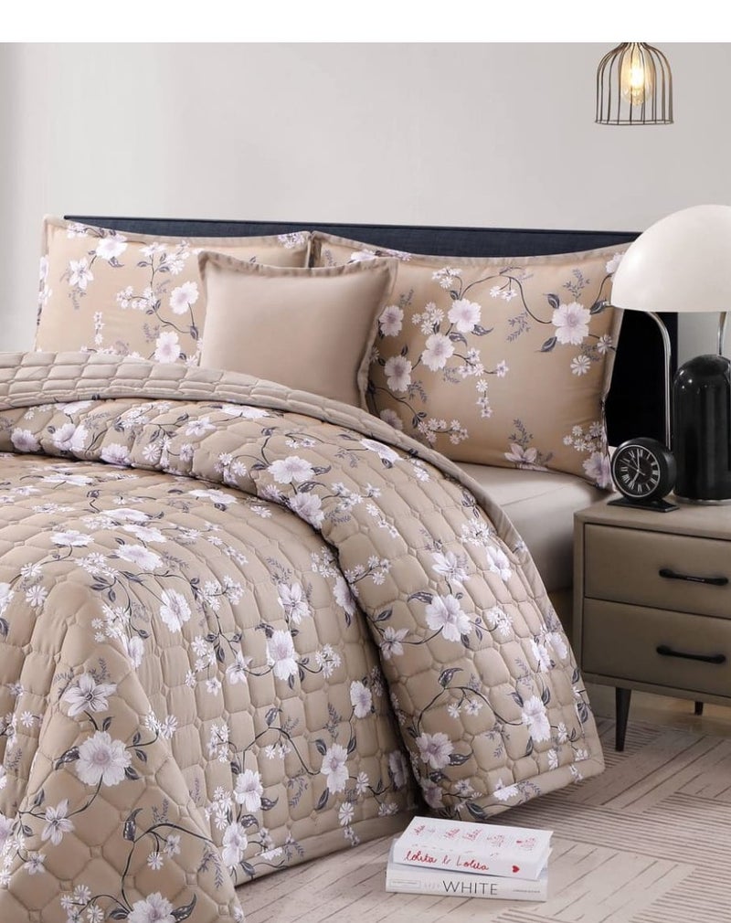 Brides Compact floral patterned double bed set, 6 pieces, size 250 * 230 cm - Image 3