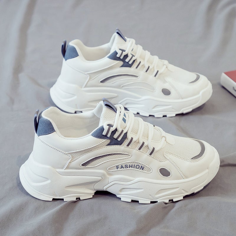 Men'S Shoes Winter Putian High-Top Sports Leisure Students Leather Torre Trendy Shoes Fleece-Lined Cotton Shoes - Image 1