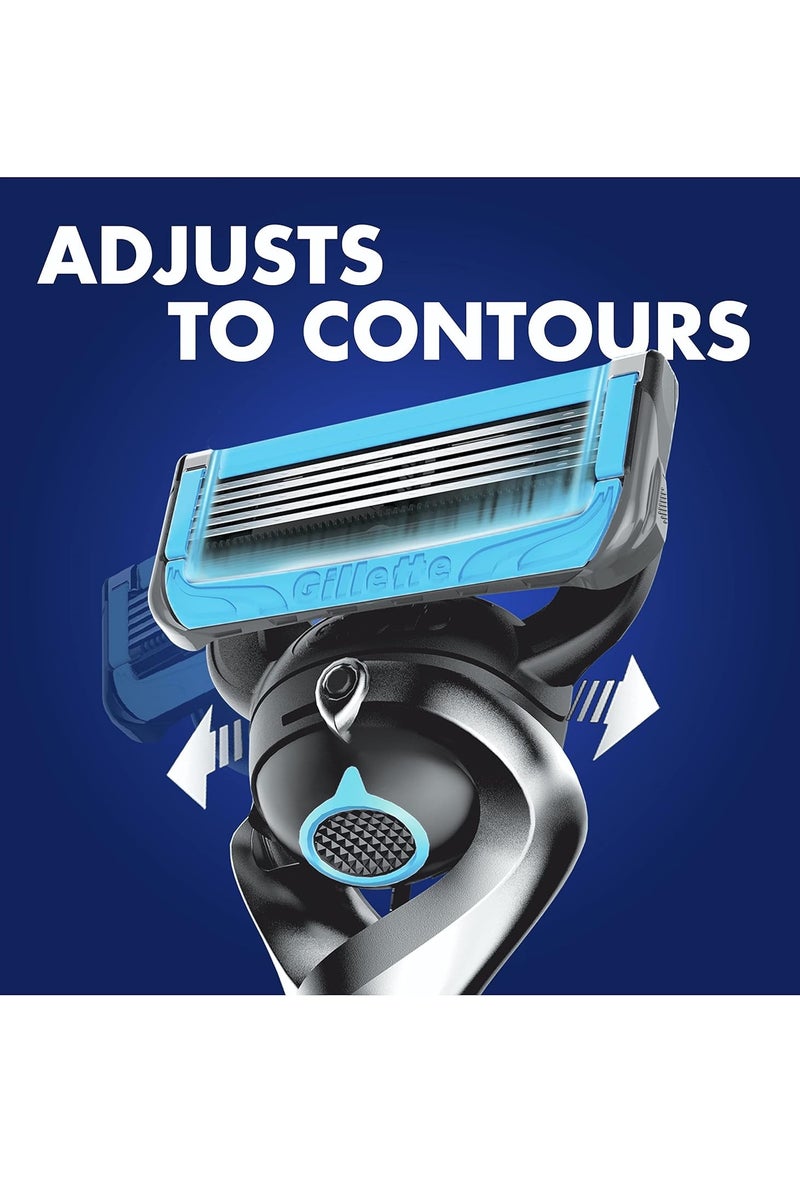 جيليت ماكينة حلاقة فيوجن برو شيلد تشيل للرجال، قطعة واحدة - Image 2