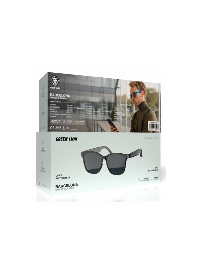 جرين ليون نظارات جرين ليون برشلونة الذكية مع عدسات مستقطبة مضادة للضوء الأزرق وتقنية بلوتوث 5.4 - Image 5