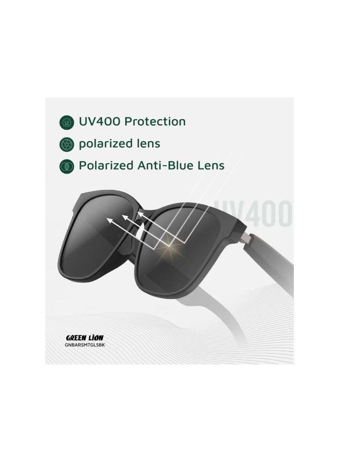 جرين ليون نظارات جرين ليون برشلونة الذكية مع عدسات مستقطبة مضادة للضوء الأزرق وتقنية بلوتوث 5.4 - Image 3