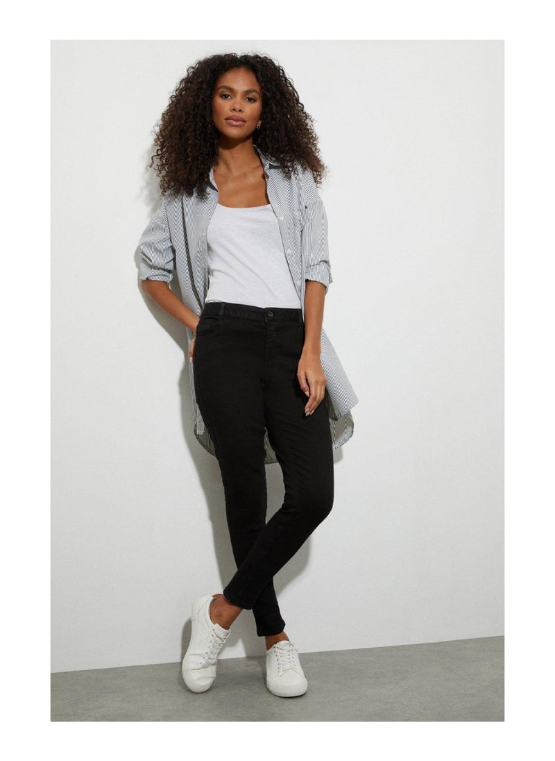 DOROTHY PERKINS - Black Regular Ellis Skinny Jeans - Image 1