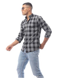 RAVIN Black Patterned Buttoned Long Sleeve Shirt  - Image 2