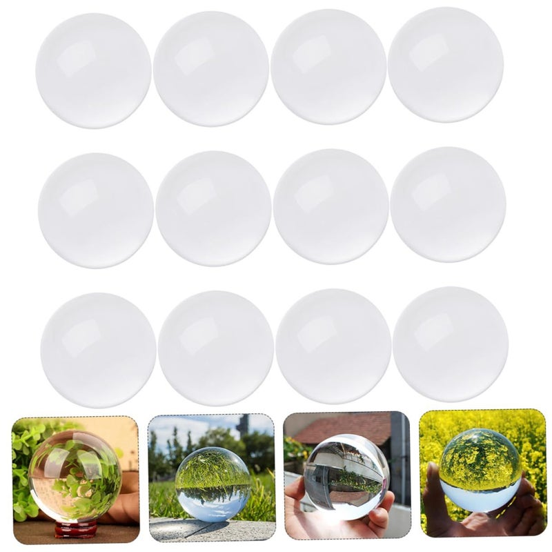 Crystal Clear Decorative Sphere Ball 8x8x8cm For Photography Prop Home Garden Meditation - Image 4