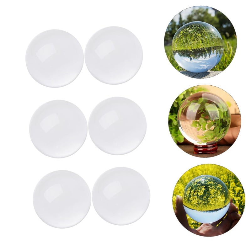 Crystal Clear Decorative Sphere Ball 8x8x8cm For Photography Prop Home Garden Meditation - Image 3