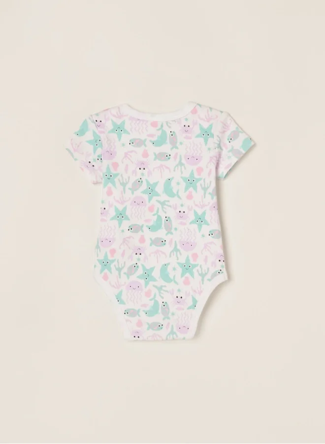 زيبي 5 Bodysuits for Baby Girls 'Tutti Frutti', Multicoloured
