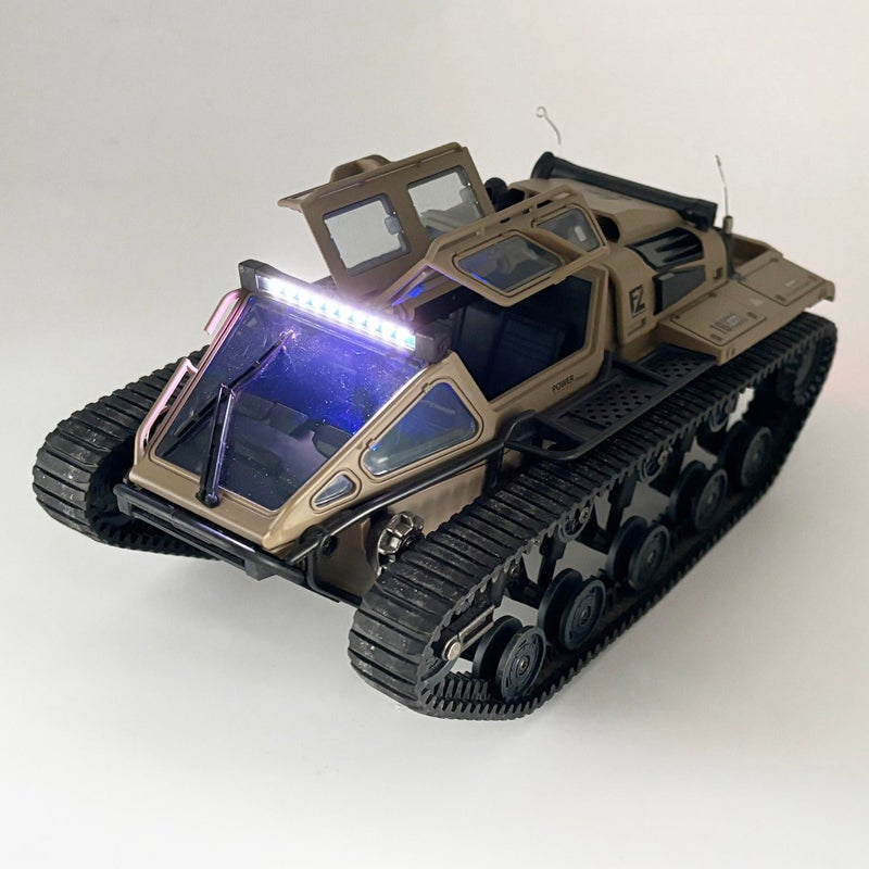 WPLDEWAN RC Tank Car 116 Scale Remote Control Tank Off Road RC Crawler 4WD RTR 360Rotating Drifting Dual Motor Gearbox Proportional Control Tracked Military Truck Hobby Toy for Adult - Image 3