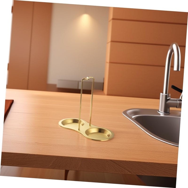 Cutlery Holder for Party Kitchen Utensil Stand Stainless Steel Spoon Rest Dish Drainer - Image 5
