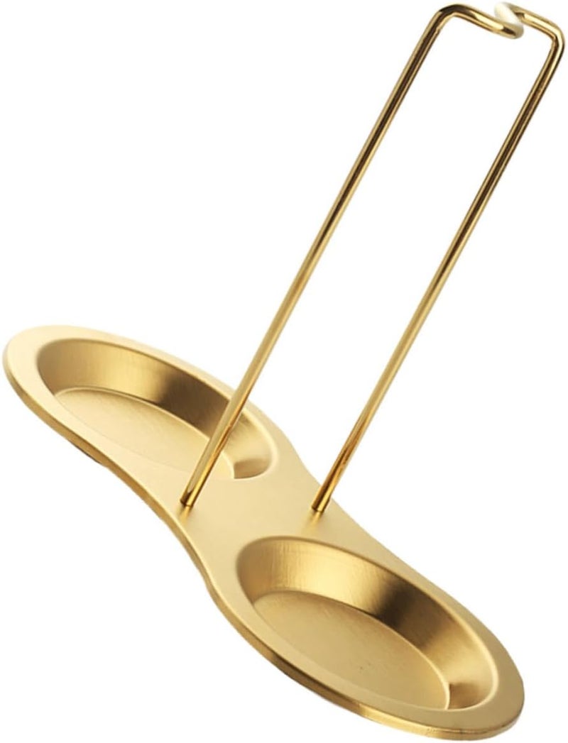 Cutlery Holder for Party Kitchen Utensil Stand Stainless Steel Spoon Rest Dish Drainer - Image 1