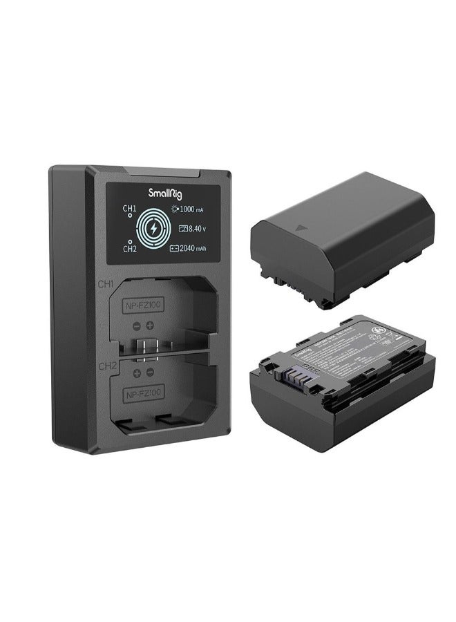 SmallRig NP-FZ100 Camera Battery And Charger Kit 3824B - Image 1
