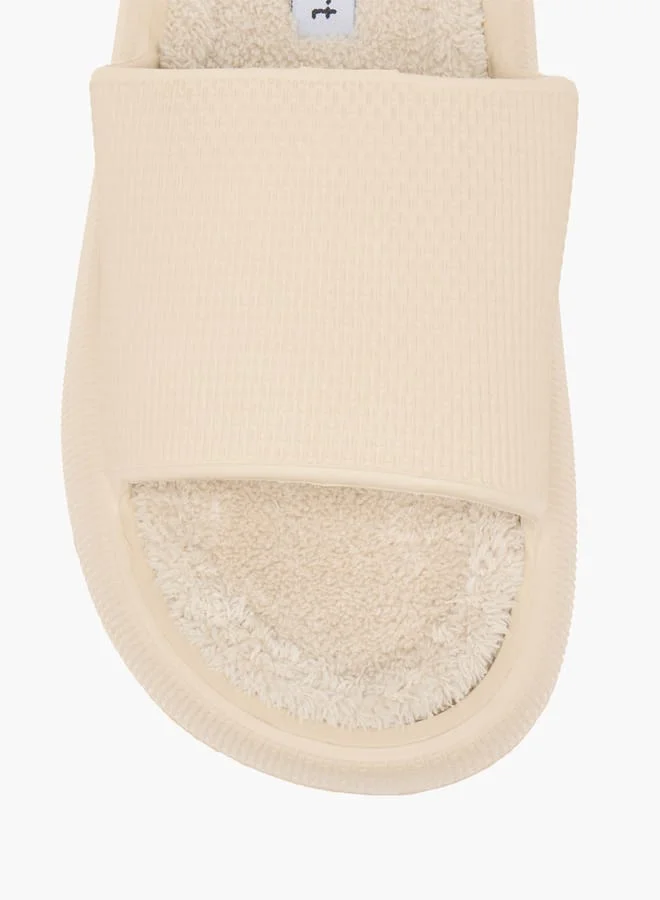 لو كونفورت Womens Textured Bedroom Slippers