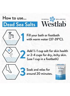 westlab 100% Pure Soothing Dead Sea Salt 1 Kg  - Image 5