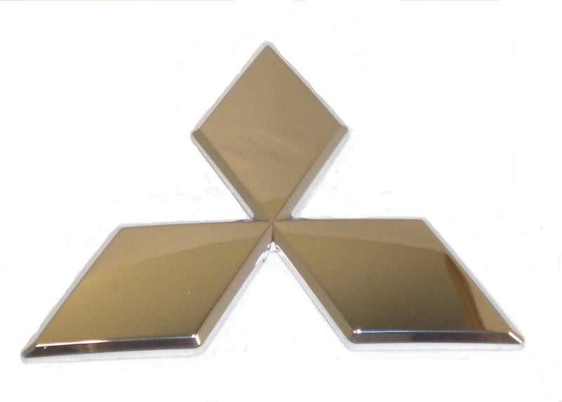 Mitsubishi Genuine Mitsubishi Triple Diamond Emblem Chrome Front 7415A603 Outlander SPORT 2011 2012 2013 2014 2015 2016 2017 2018 2019 - Image 4