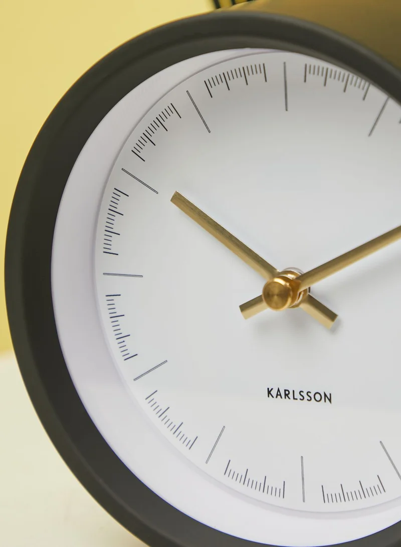 Karlsson Black Rubberized Wall Clock