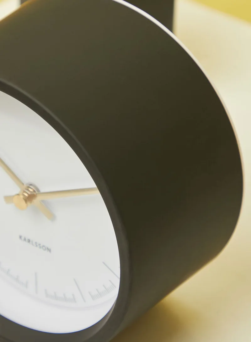 Karlsson Black Rubberized Wall Clock