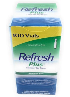 REFRESH Allergan Plus Lubricant Eye Drops Single-Use Vials 1Pack (100 Ct)  - Image 3