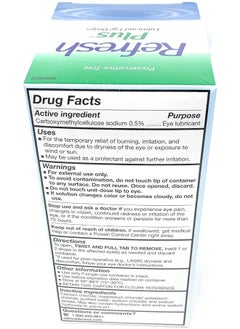 REFRESH Allergan Plus Lubricant Eye Drops Single-Use Vials 1Pack (100 Ct)  - Image 5