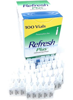 REFRESH Allergan Plus Lubricant Eye Drops Single-Use Vials 1Pack (100 Ct)  - Image 2