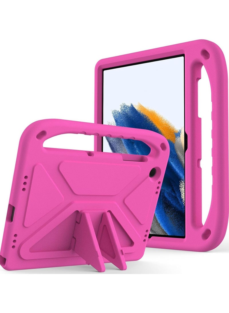 VKL Case Compatible with Samsung Galaxy Tab A9 Plus (2023) SM-X210/216B Kids Case, Lightweight EVA Kid Friendly Shockproof Protective Case, Handle Stand Heavy Duty Tablet Cover (Rose Red) - Image 1