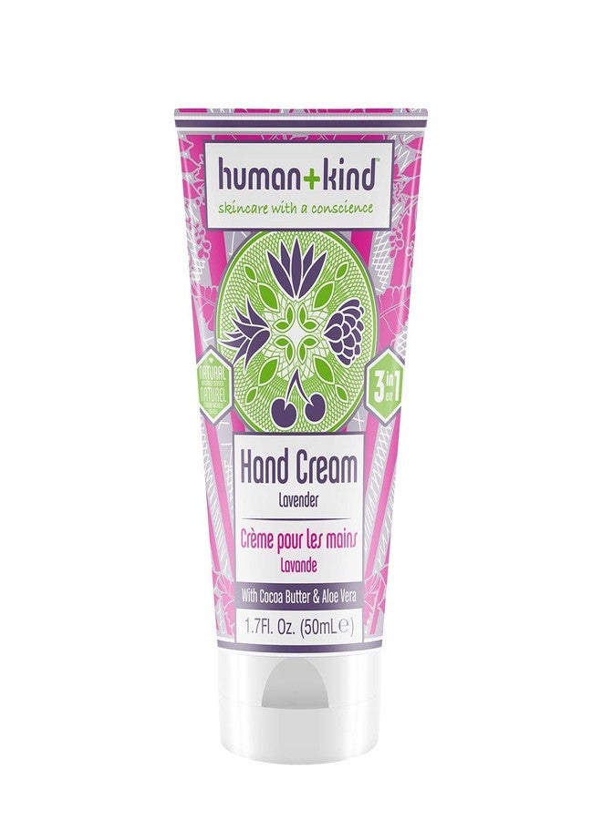 human kind Human+Kind Moisturizing Hand Cream Lavender - Hydrating Cream with Avocado Oil and Shea Butter - Intense, Fast Absorbing Moisturizer for Smooth Skin - For Dry, Cracked Skin - 1.7 oz - Image 1