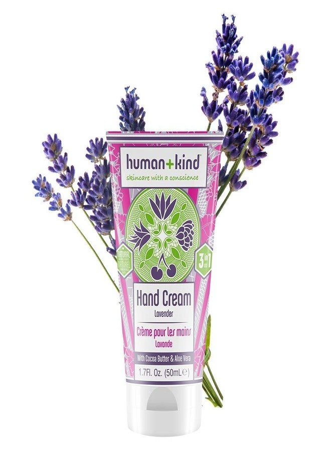 human kind Human+Kind Moisturizing Hand Cream Lavender - Hydrating Cream with Avocado Oil and Shea Butter - Intense, Fast Absorbing Moisturizer for Smooth Skin - For Dry, Cracked Skin - 1.7 oz - Image 2