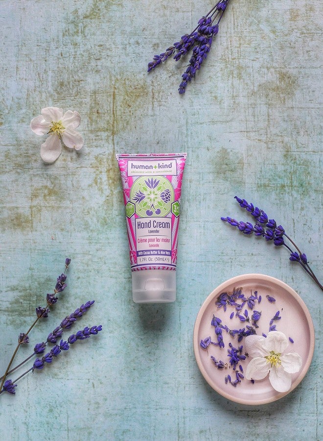 human kind Human+Kind Moisturizing Hand Cream Lavender - Hydrating Cream with Avocado Oil and Shea Butter - Intense, Fast Absorbing Moisturizer for Smooth Skin - For Dry, Cracked Skin - 1.7 oz - Image 5