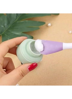 Wishbone WISHBONE FACIAL MASK SCRAPER Multipurpose Silicone Face Scrubber & Exfoliating Brush | Face Mask Applicator | Facial & Pore Cleansing Brush | Mud and Clay Applicator | Soft and Flexible Silicone Brush (Pack of 2)  - Image 5