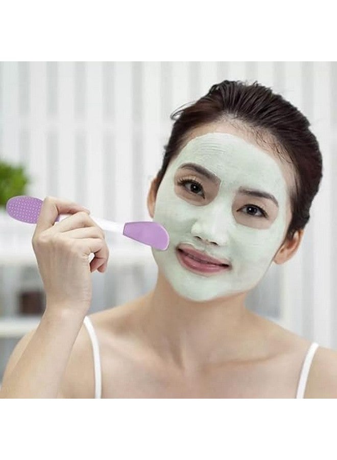WISHBONE FACIAL MASK SCRAPER Multipurpose Silicone Face Scrubber & Exfoliating Brush | Face Mask Applicator | Facial & Pore Cleansing Brush | Mud and Clay Applicator | Soft and Flexible Silicone Brush (Pack of 2) - Image 2