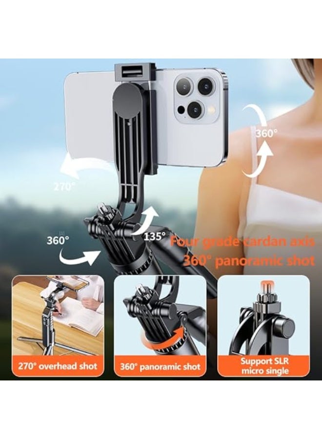 170cm Tripod Selfie Stick with Wireless Remote and LED Light – Compatible with iPhone and Android Smartphones - Image 2