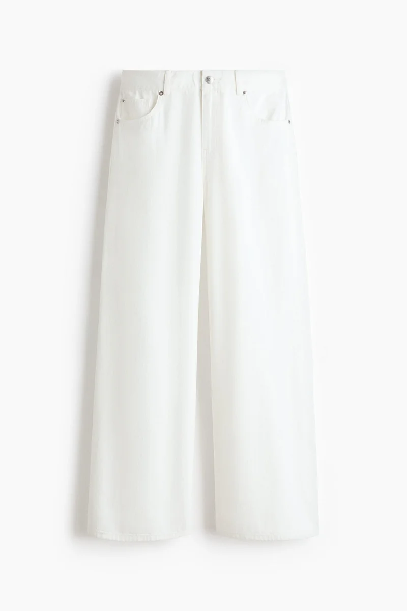 H&M  Wide Regular Waist Jeans for Women | Best Price UAE