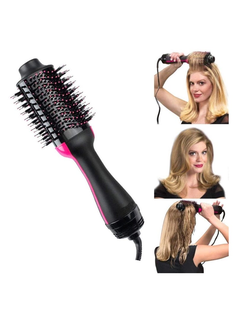 2 in 1 Multifunctional Hair Dryer Rotating Hot Hair Brush Curler Roller Styler Comb - Image 2