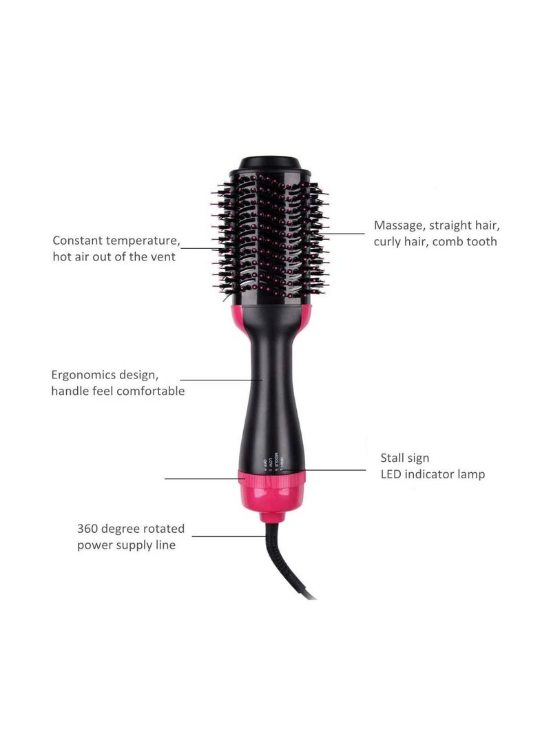 2 in 1 Multifunctional Hair Dryer Rotating Hot Hair Brush Curler Roller Styler Comb - Image 3