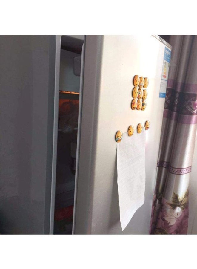 NIBEMINENT 12-Piece Emoji Face Magnet Toy - Image 2