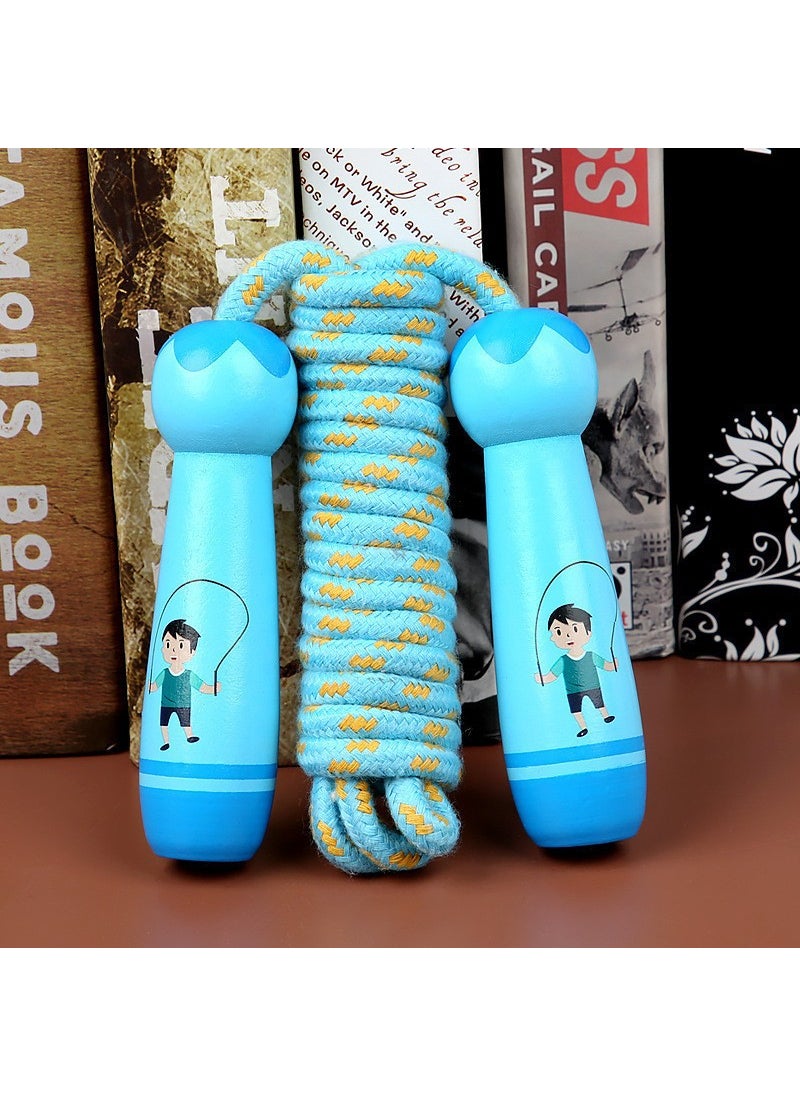 Generic Ultraman Kids Jump Rope Adjustable for Beginners Blue Boy 