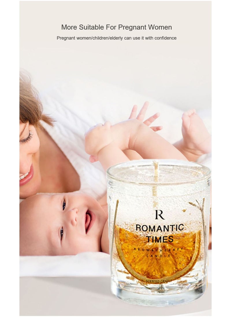 ROMANTIC TIMES - Real Flower Jelly Scented Candle - Image 1