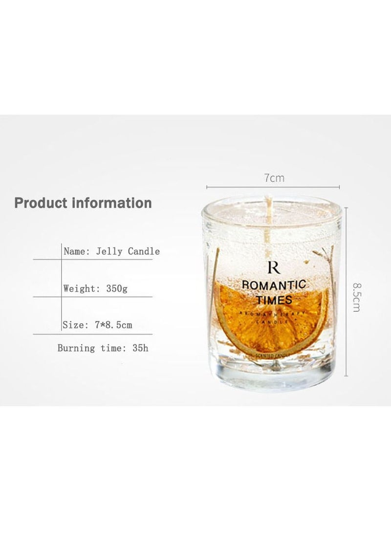ROMANTIC TIMES - Real Flower Jelly Scented Candle - Image 1