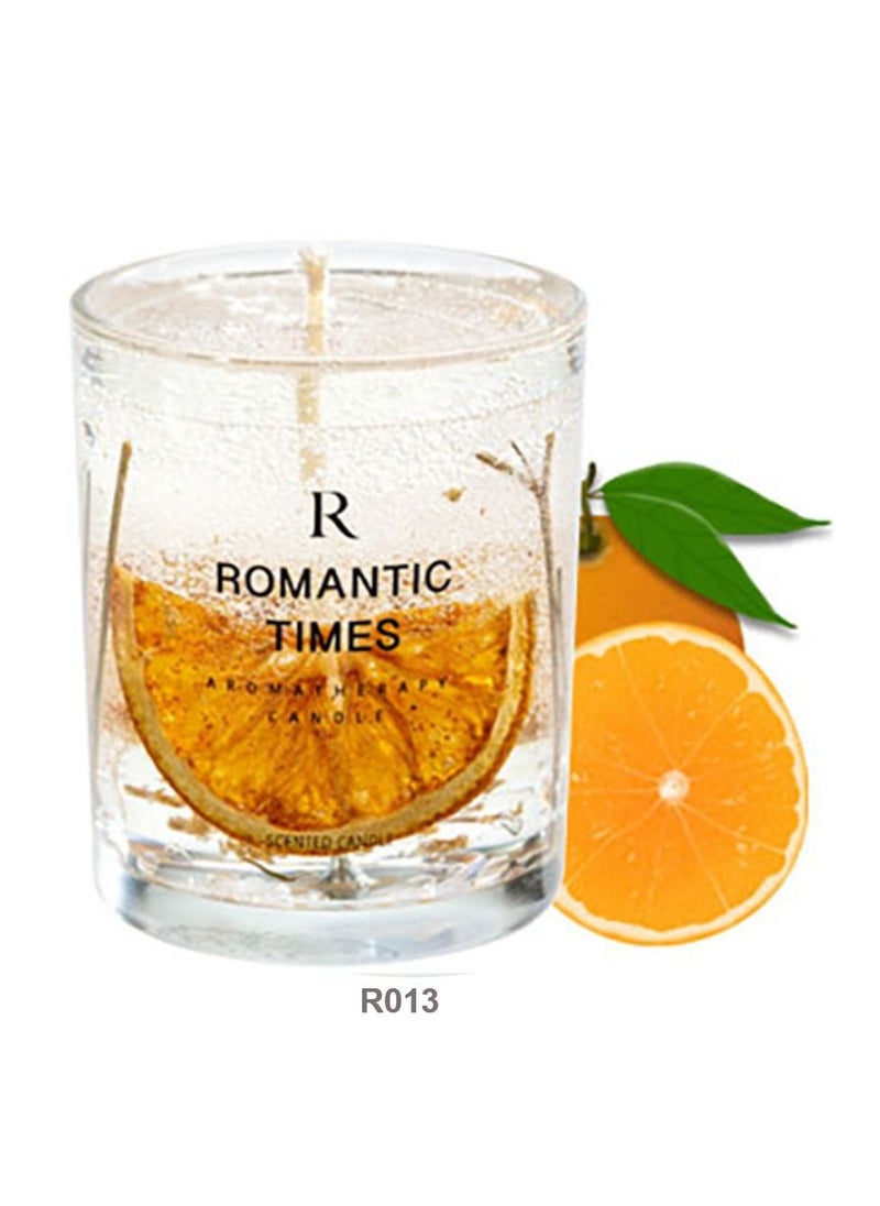 ROMANTIC TIMES Real Flower Jelly Scented Candle  - Image 1