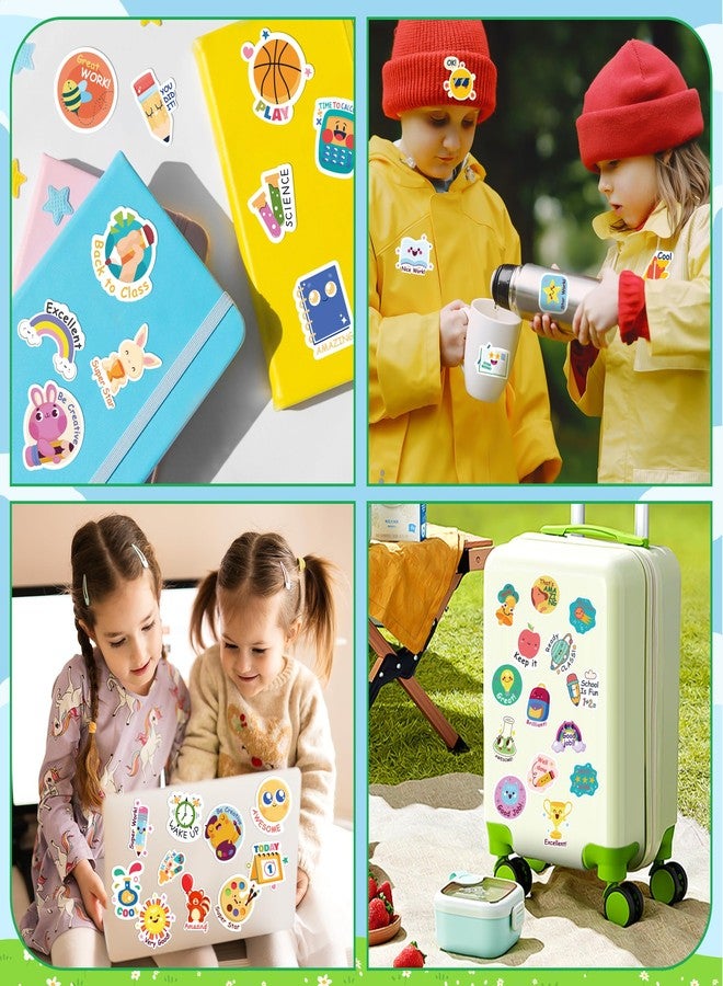 OHOME مستلزمات العودة إلى المدرسة من أوهوم | 480 قطعة من ملصقات الفينيل التحفيزية للمعلمين - مستلزمات أساسية للمعلمين، ألعاب، هدايا لطلاب الصف الدراسي في أول يوم دراسي - Image 4