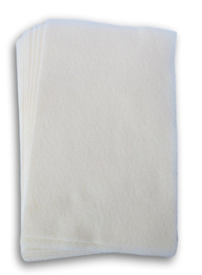 Sewology Felt Sheets Craft Sewing DIY Set - Solid Color Sheet Packs - 9 x 12 inches - 8 Ct (Antique White) - Image 2
