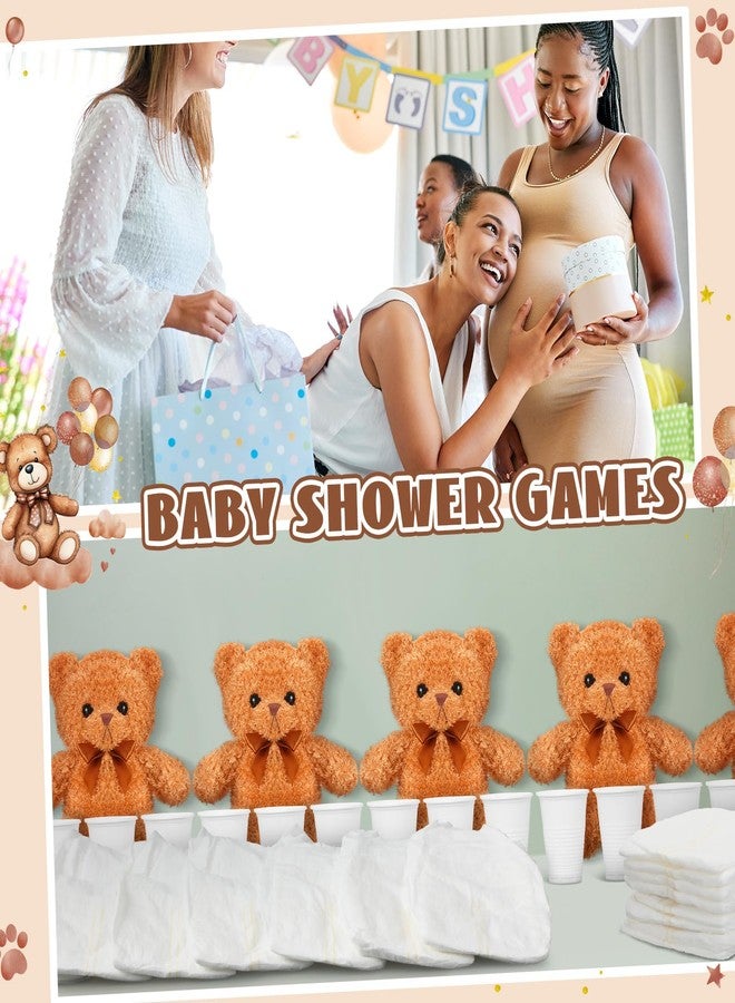 Seenelling 8 Sets Bear Blindfolded Diaper Changing Baby Shower Games Boys Girls Baby Dolls Diapers for Bridal Shower Gender Reveal Games Prizes Gifts for Adults - Image 5