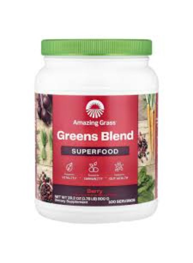 Amazing Grass, Greens Blend Superfood, Berry 800 g - Image 1